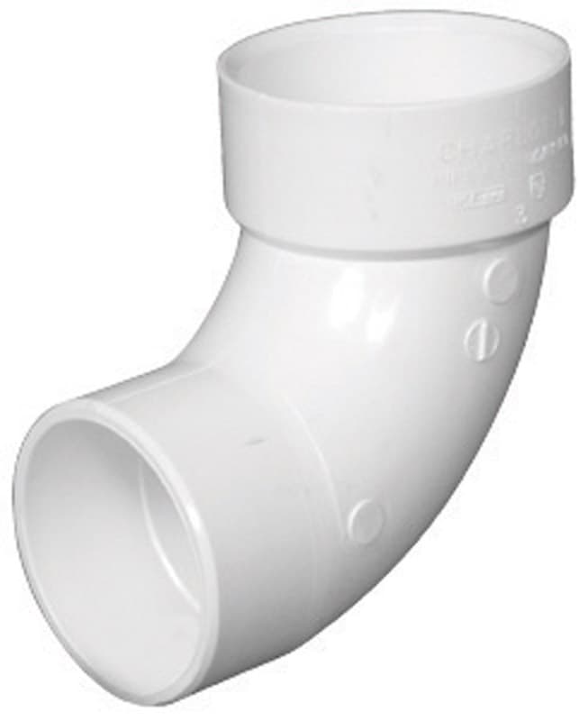Charlotte Pipe Schedule 40 2 in. Hub X 2 in. D Spigot PVC 90 Degree Street Elbow 1 pk