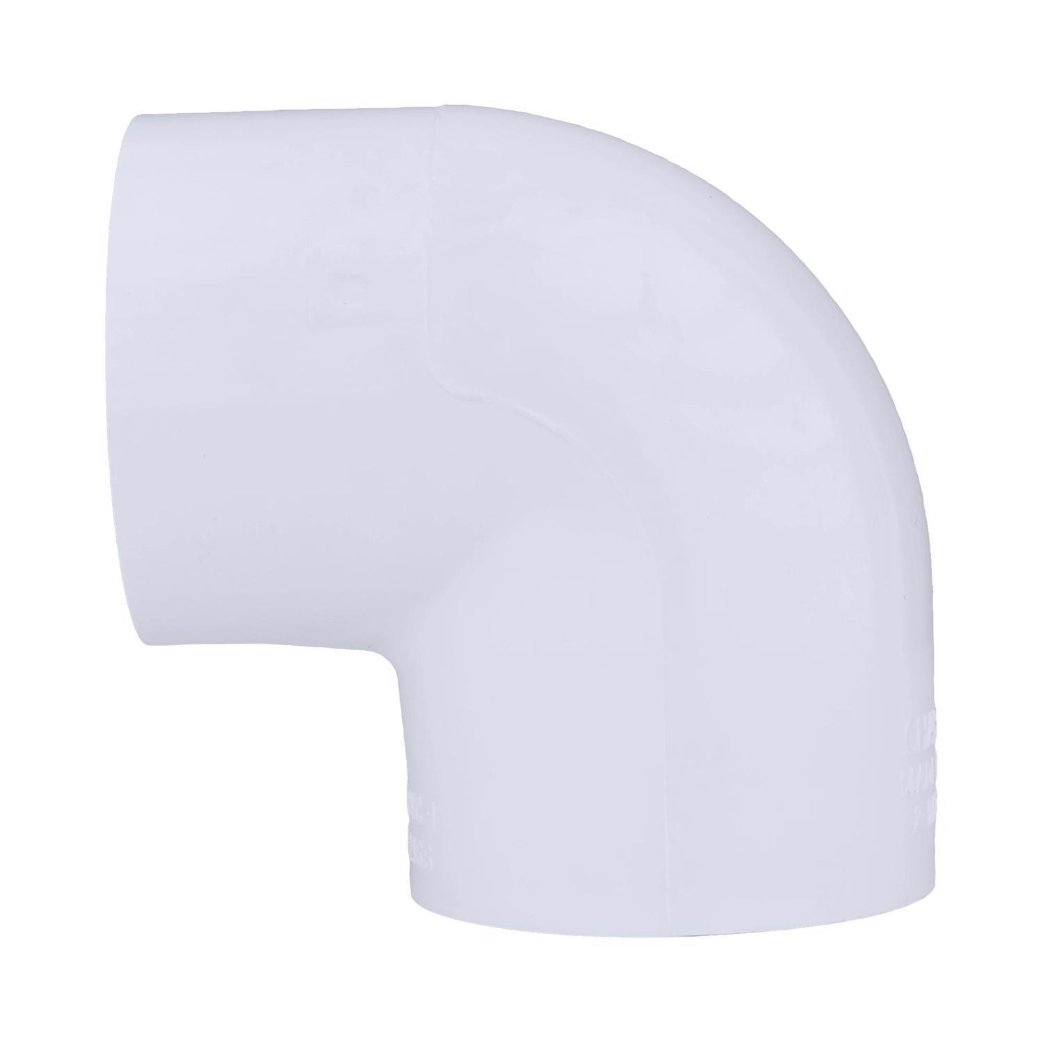 Charlotte Pipe Schedule 40 1 in. Slip X 1 in. D Slip PVC Elbow 10 pk