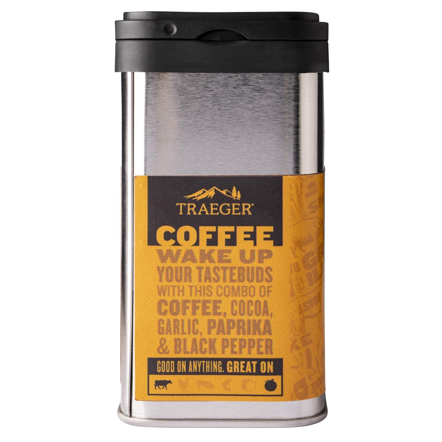 Traeger Coffee and Black Pepper Seasoning Rub 8.25 oz