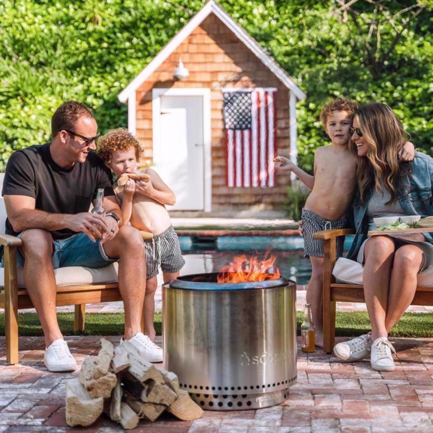 Solo Stove Bonfire 2.0 19.5 in. W Stainless Steel Round Multi-Fuel
