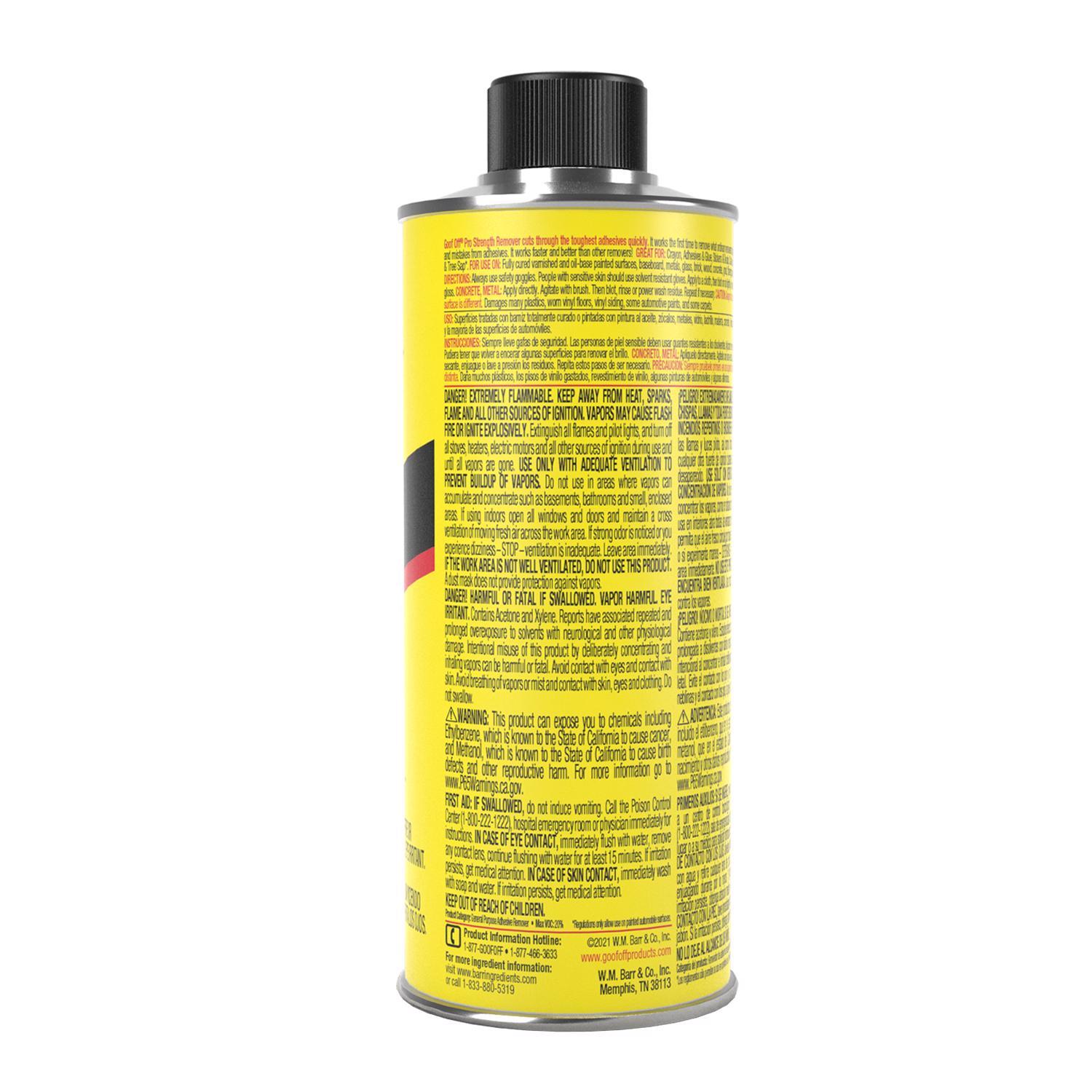 Goof Off Pro Strength All Purpose Remover 1 pt