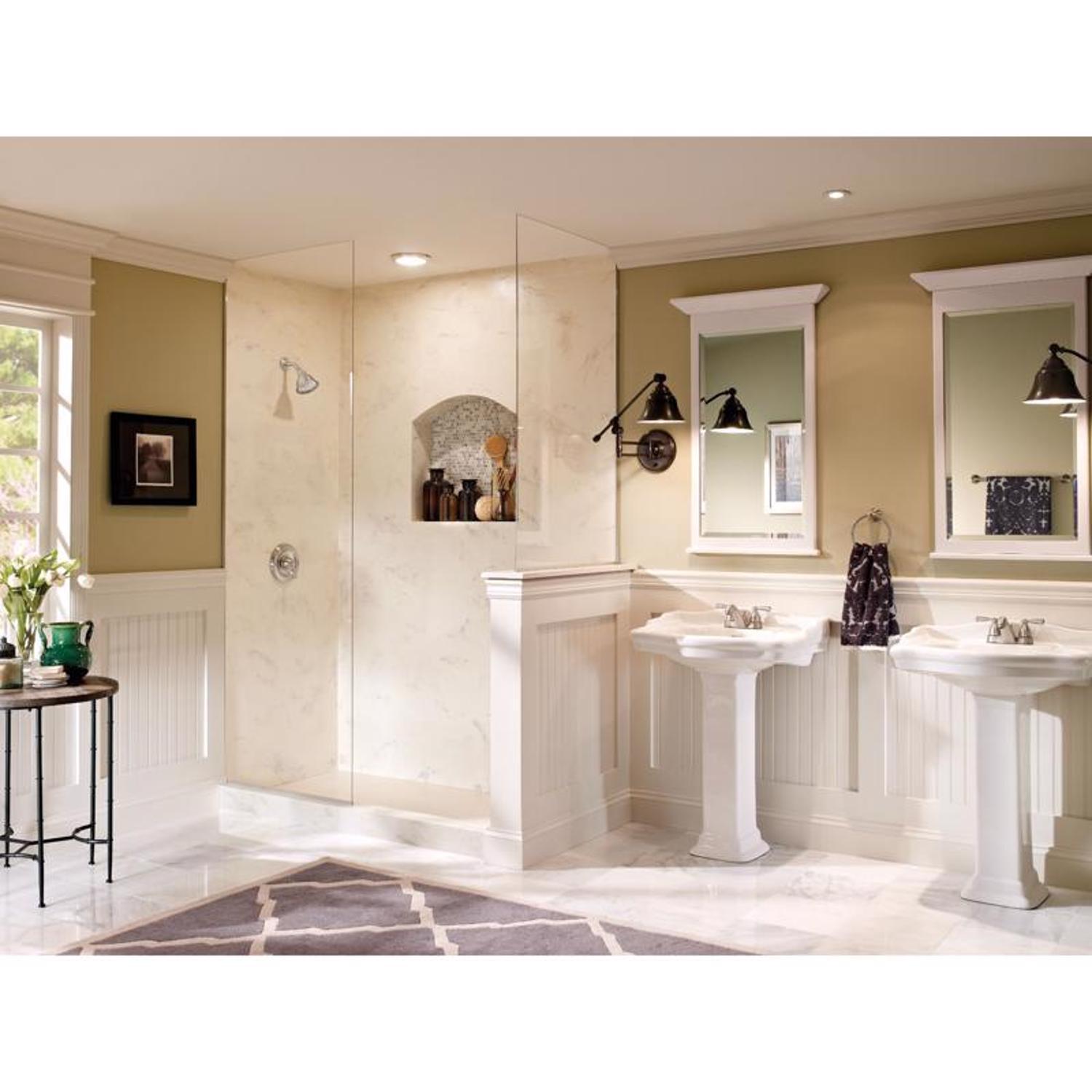 Moen Banbury Brushed Nickel Bathroom Faucet 4 in.