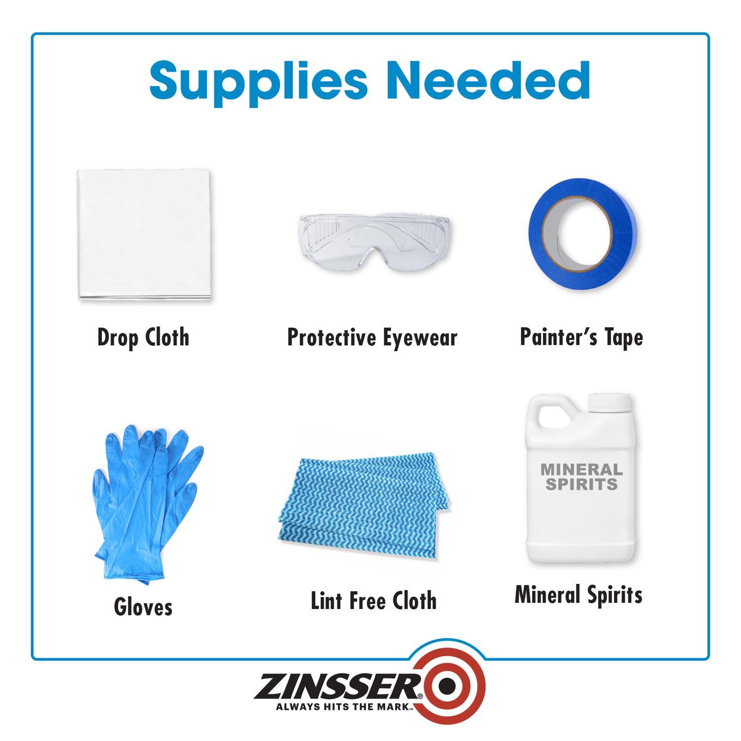 Zinsser Bulls Eye 123 Gray Water-Based Alkyd Primer 13 oz