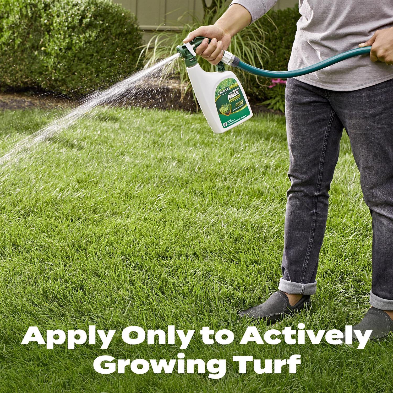 Scotts Liquid Green Max All-Purpose Lawn Fertilizer For Multiple Grass Types 2000 sq ft