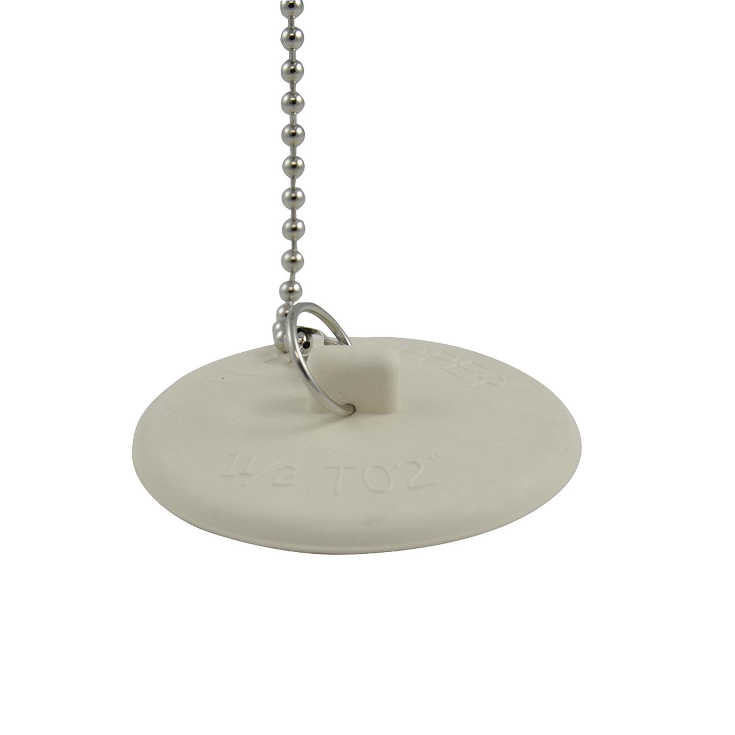 Ace 1-3/8 in. White Rubber Sink Stopper