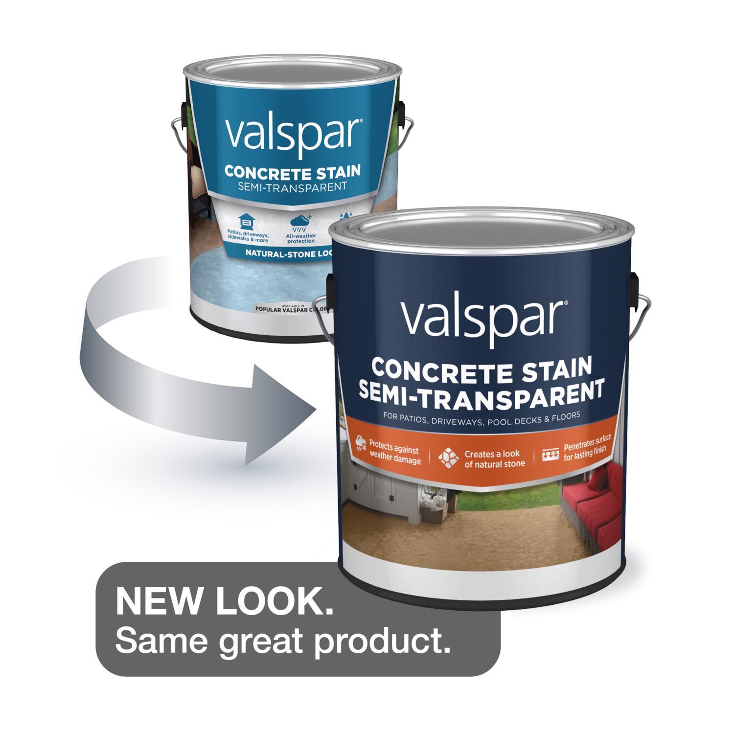 Valspar Semi-Transparent Tintable Base Concrete Stain 1 gal