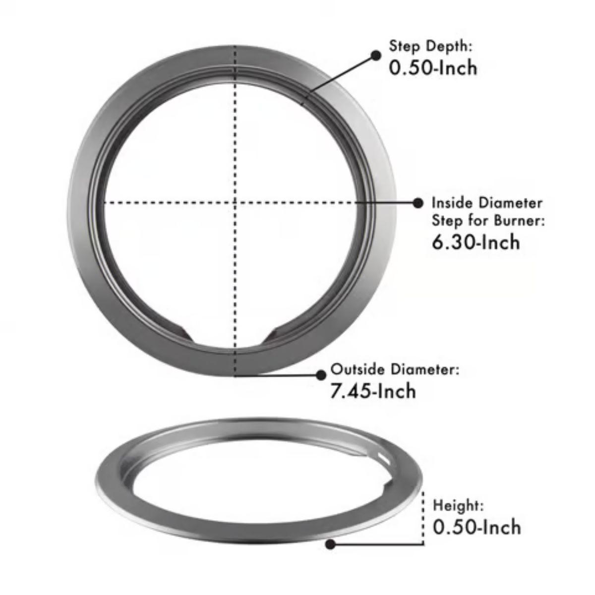 Range Kleen Steel Trim Ring