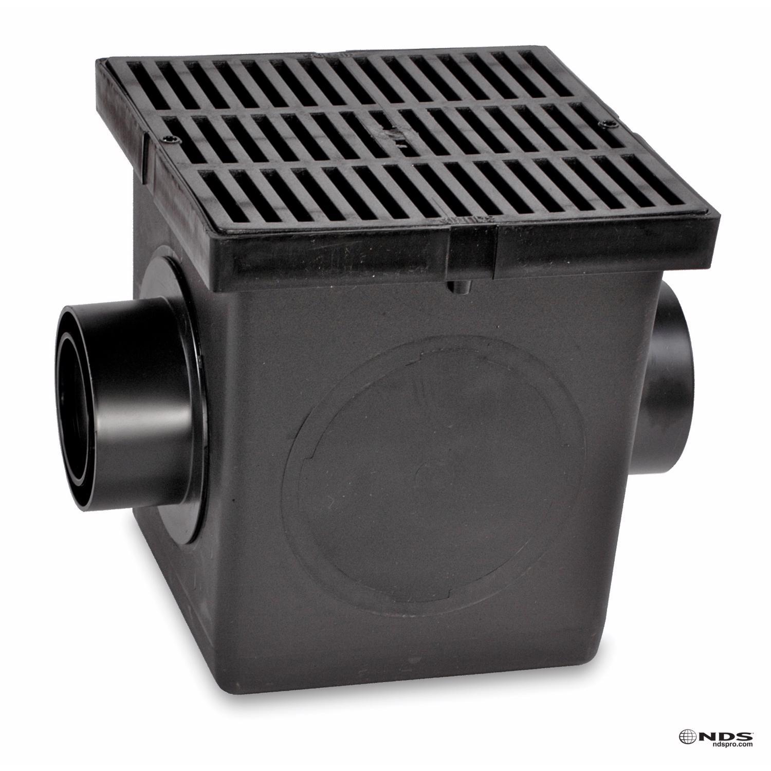 NDS 12 in. W X 12.75 in. D Square Catch Basin Kit