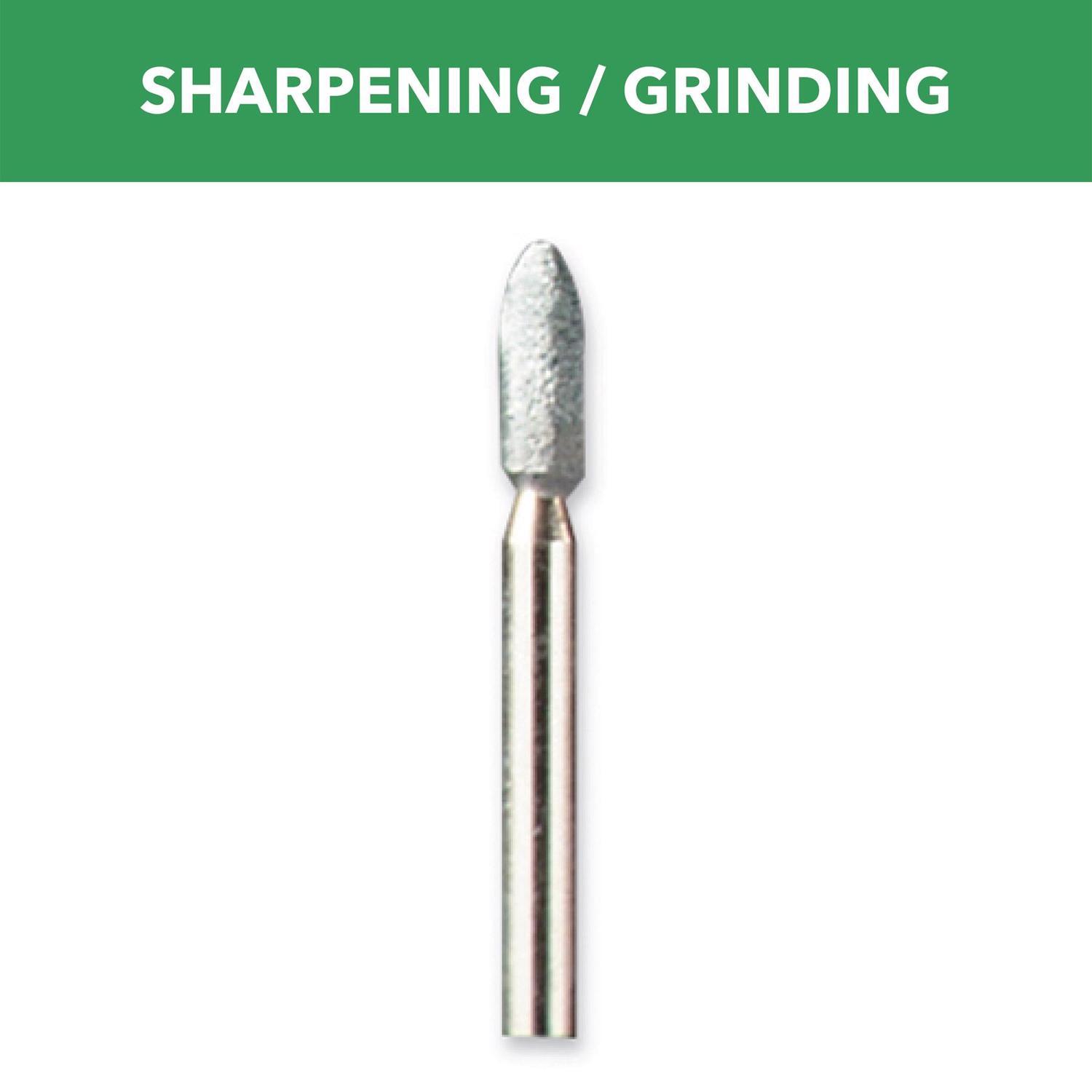 Dremel 1/8 in. D X 1/8 in. L Silicon Carbide Grinding Stone Conical 35000 rpm 1 pc