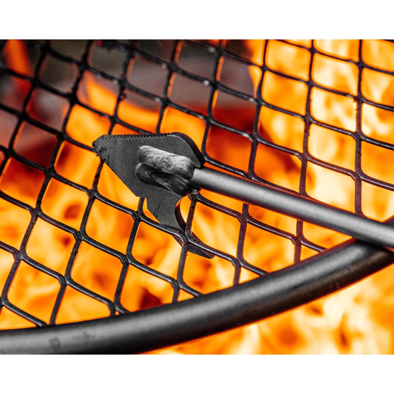 Breeo 304 Fire Poker Stainless Steel Log Grabber and Poker 40 in. H X 2 in. W X 40 in. D