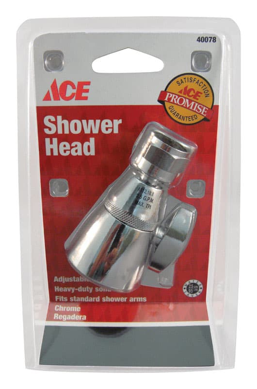 Ace Chrome Chrome 6 settings Showerhead 1.5 gpm
