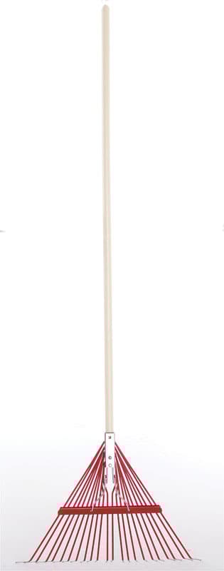 Ace 64.5 in. 22 Tine Steel Rake Wood Handle
