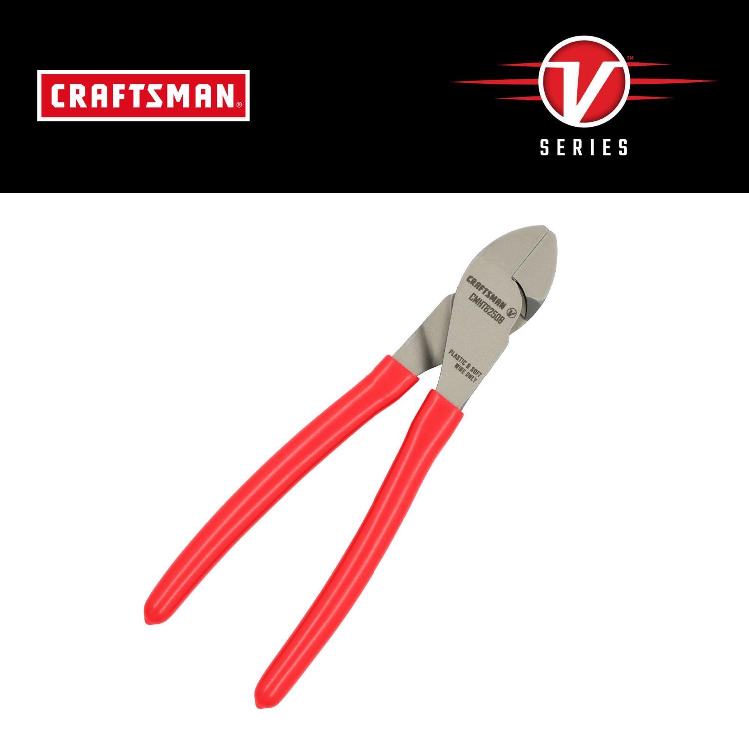 Craftsman VSeries 7 in. Carbon Steel Diagonal Pliers Flush Cutter 1 pk