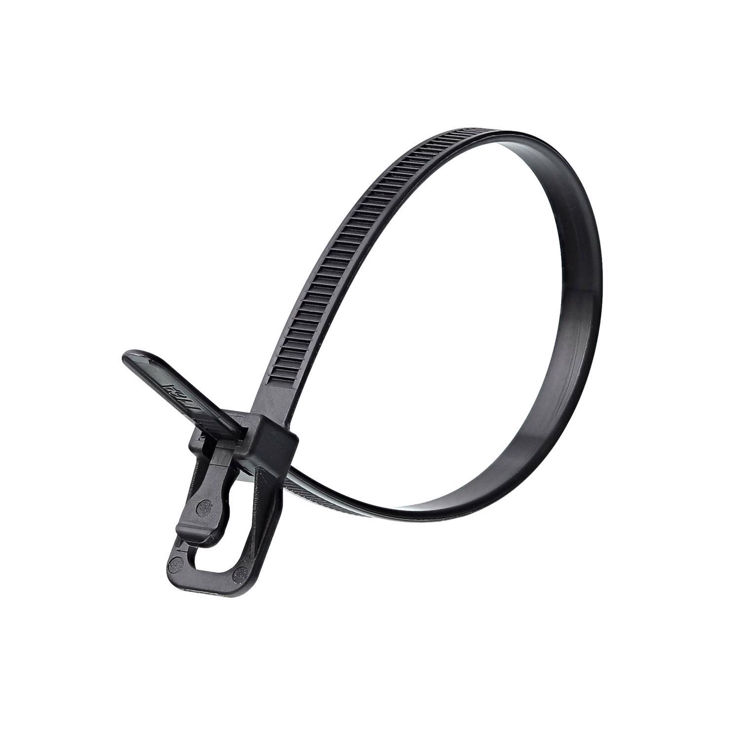 RETYZ EveryTie 8 in. L Black Cable Tie 20 pk