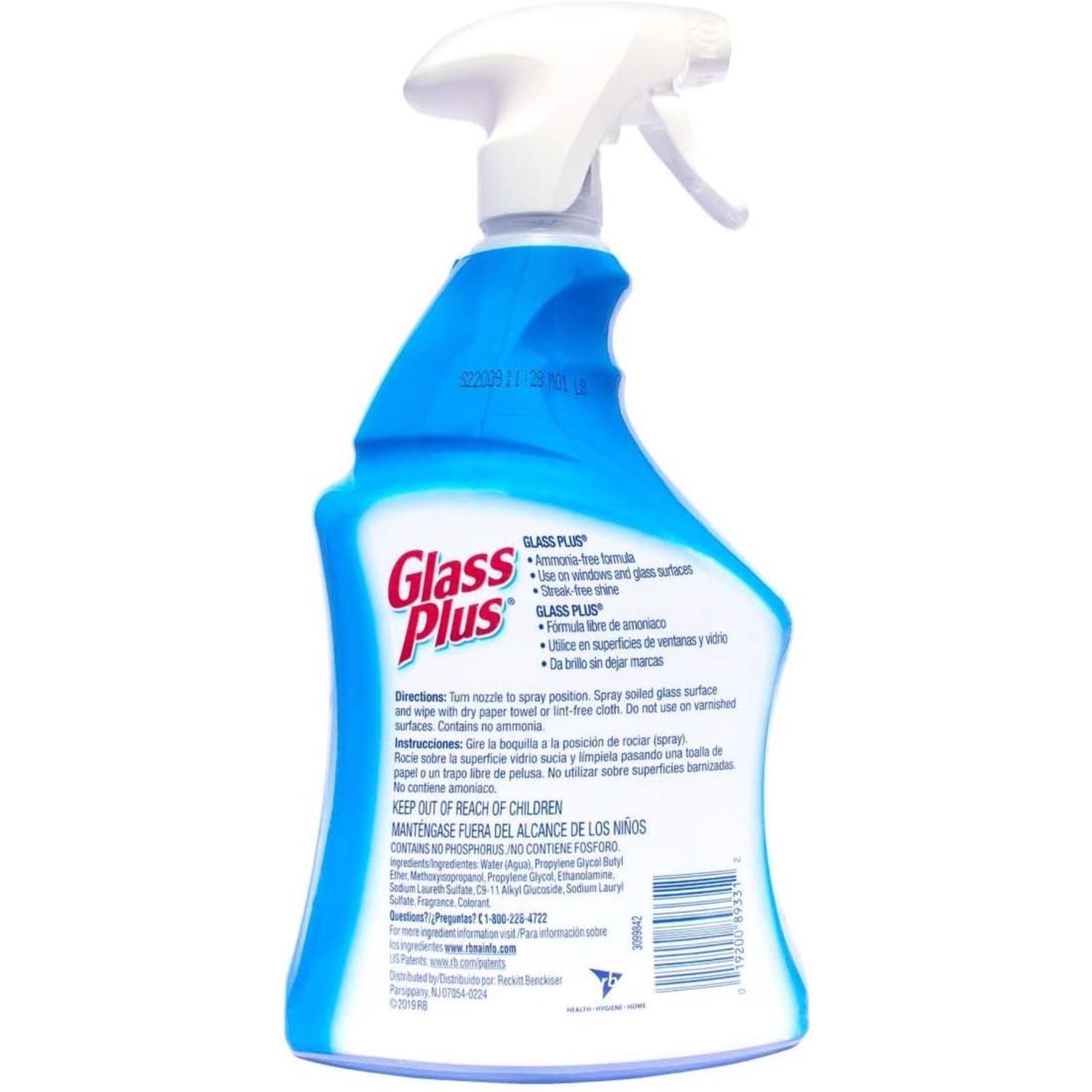 Glass Plus Spring Waterfall Scent Glass Cleaner 32 oz Liquid