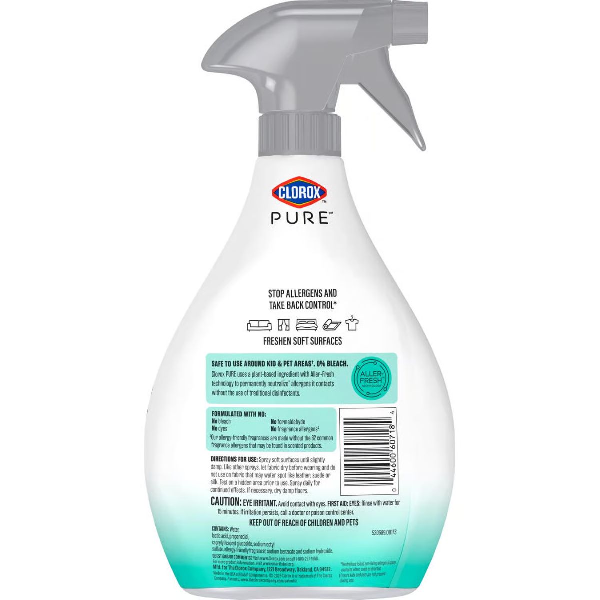 Clorox Pure Clean Breeze Scent Air Freshener Spray 26 oz. Aerosol 1 Pack
