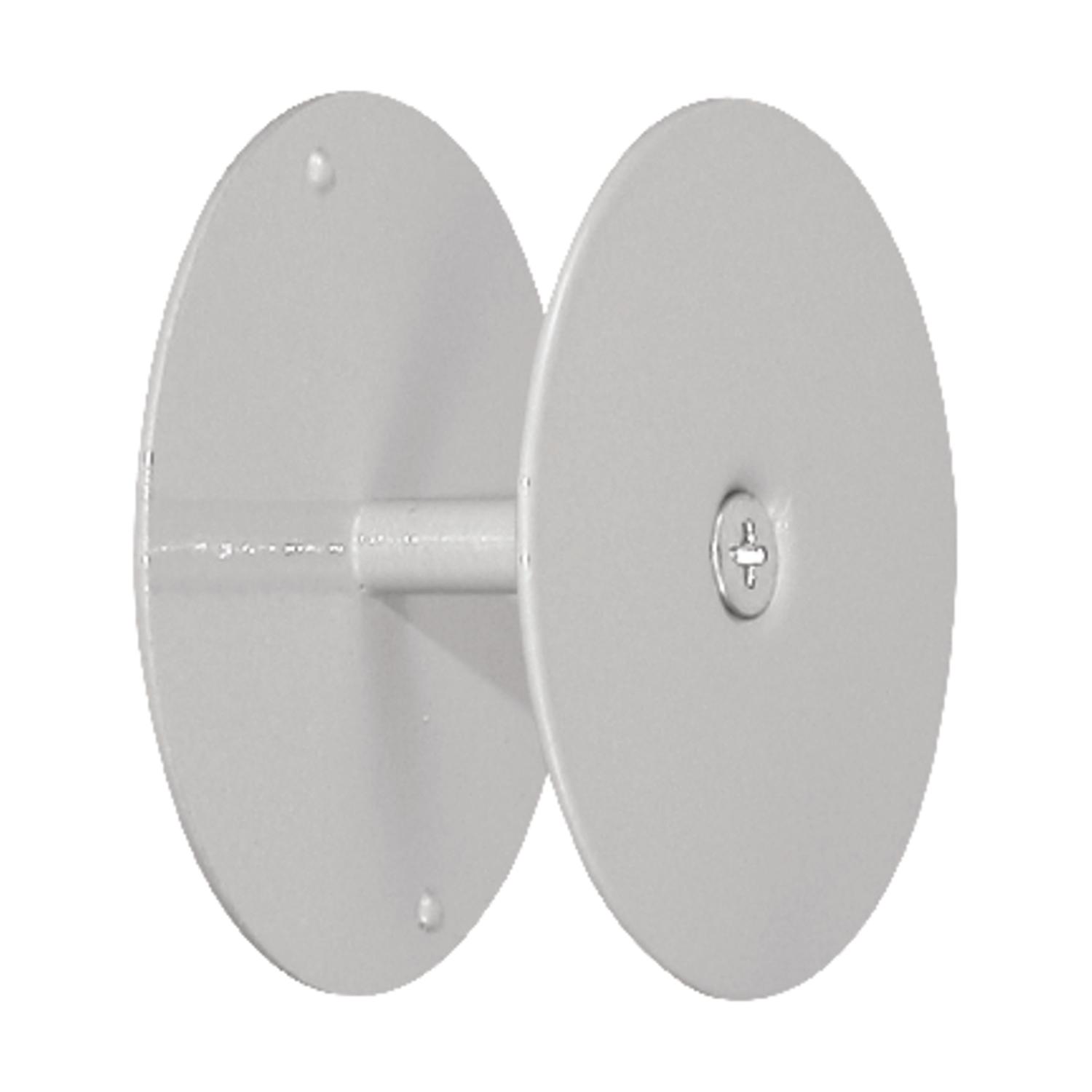 Prime-Line Gray Steel Hole Filler Plate 1 pk