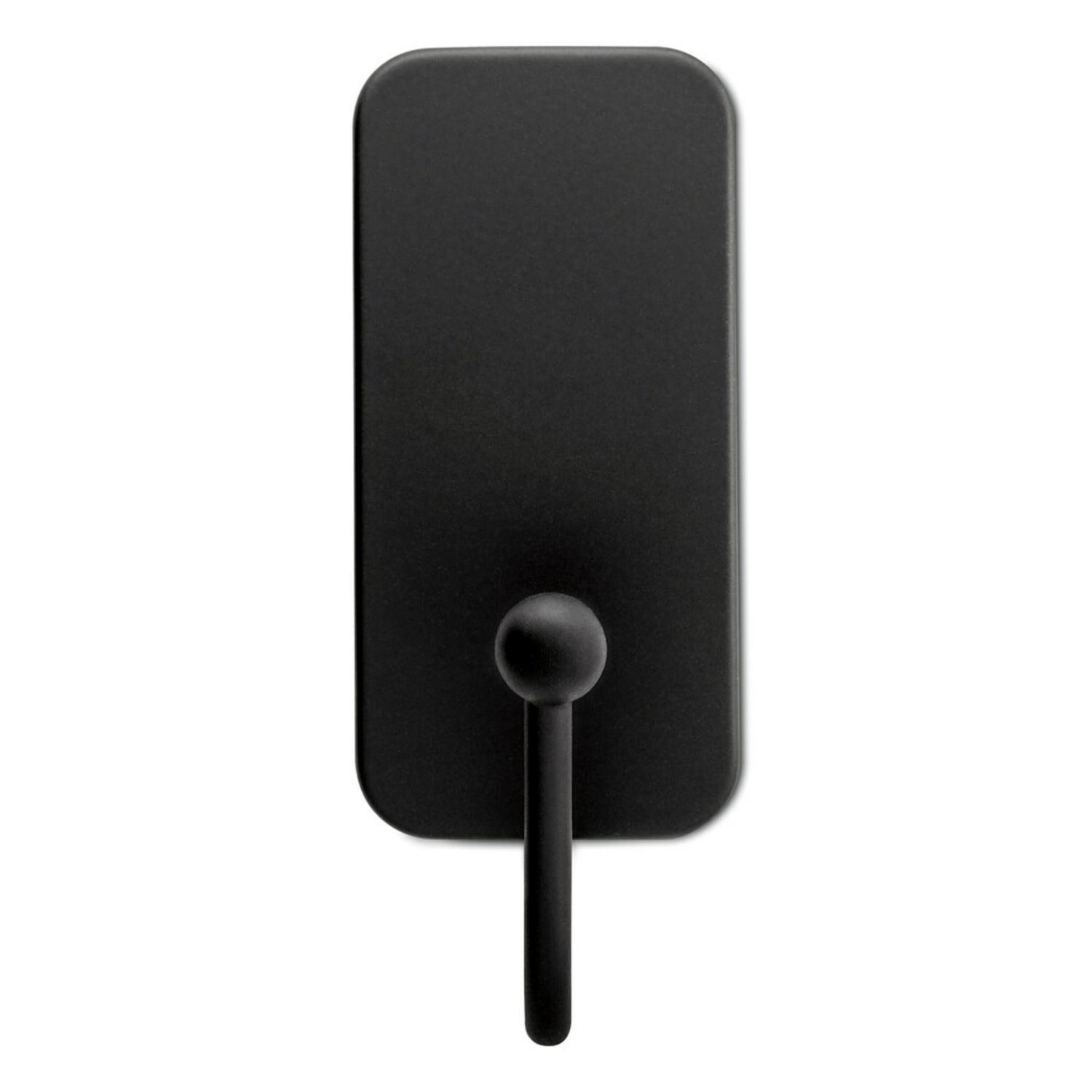 3M Command Small Plastic Hook 1 in. L 2 pk