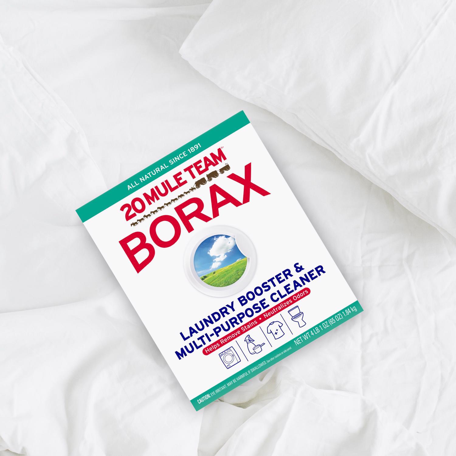 20 Mule Team Borax N/A No Scent Detergent Booster and Household Cleaner Powder 4 lb 1 pk