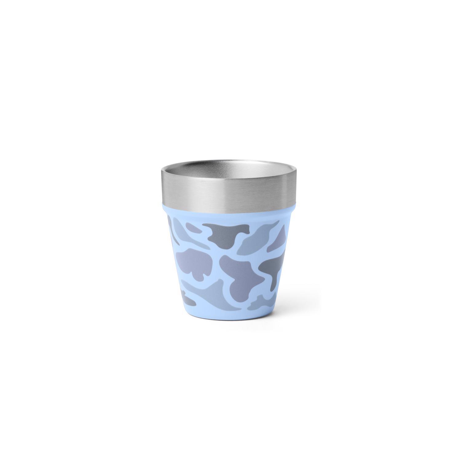 YETI 1.7 oz Blue Camo Stainless Steel Packable Shot Glass Set
