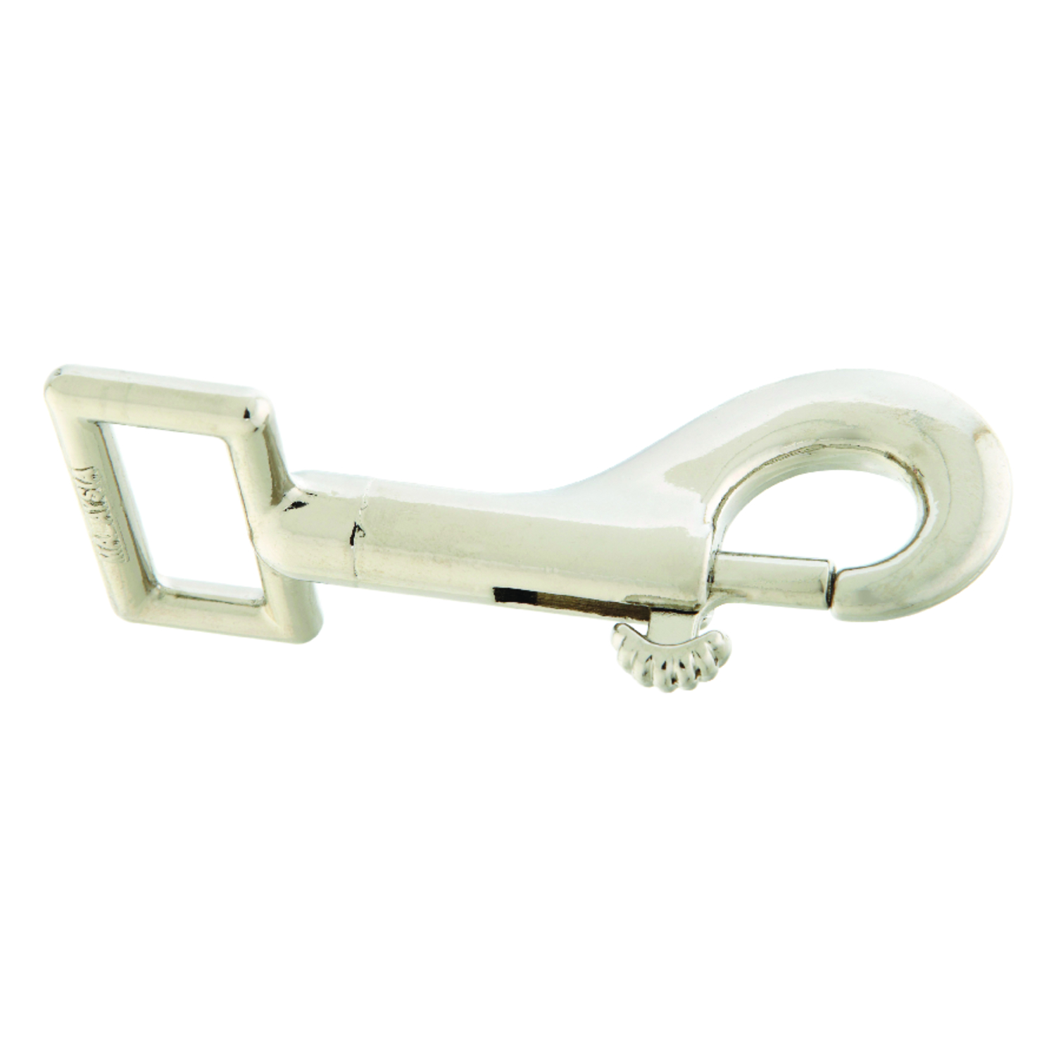 Campbell 1 in. D X 3-1/16 in. L Nickel-Plated Zinc Rigid Bolt Snap 40 lb