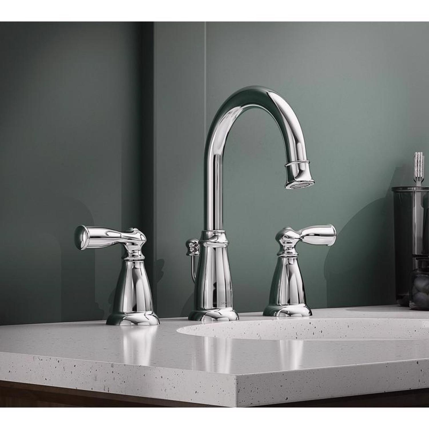 Moen Banbury Chrome Bathroom Faucet 8-16 in.