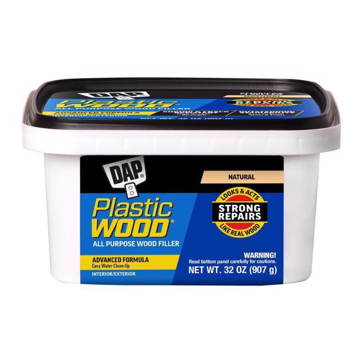 DAP Plastic Wood Natural Wood Filler 32 oz