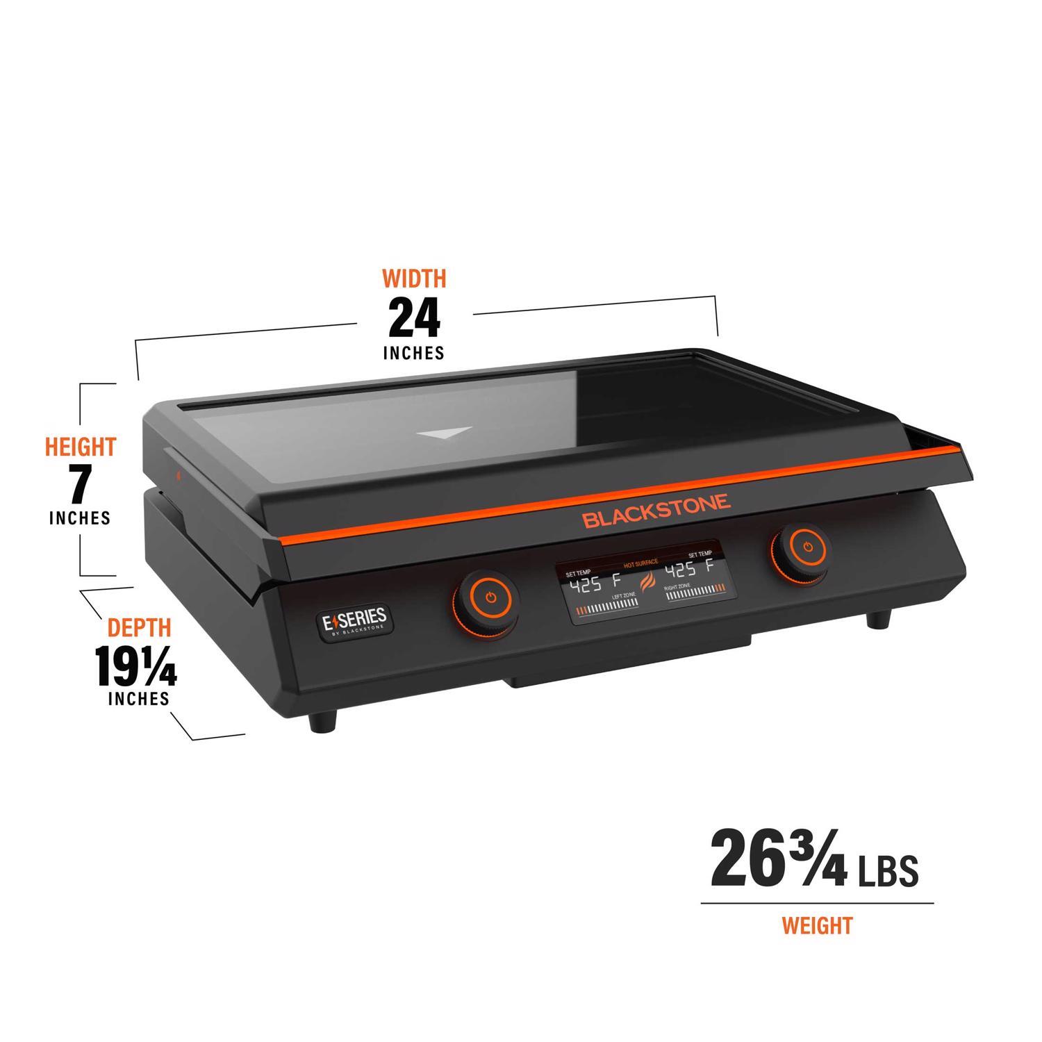 Blackstone E-Series Cast Aluminum Indoor Griddles 22 L X 9.29 in. W