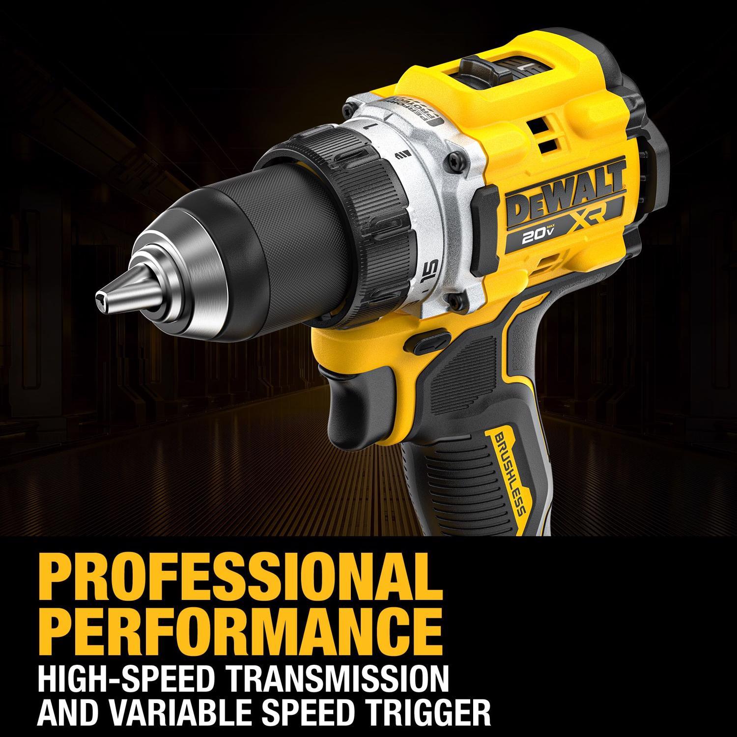 DeWalt 20V MAX XR 1/2 in. Brushless Cordless Drill/Driver Tool Only