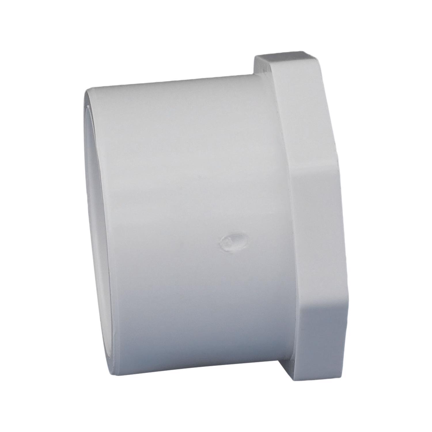 Charlotte Pipe Schedule 40 1-1/2 in. Spigot X 3/4 in. D Slip PVC Reducing Bushing 1 pk