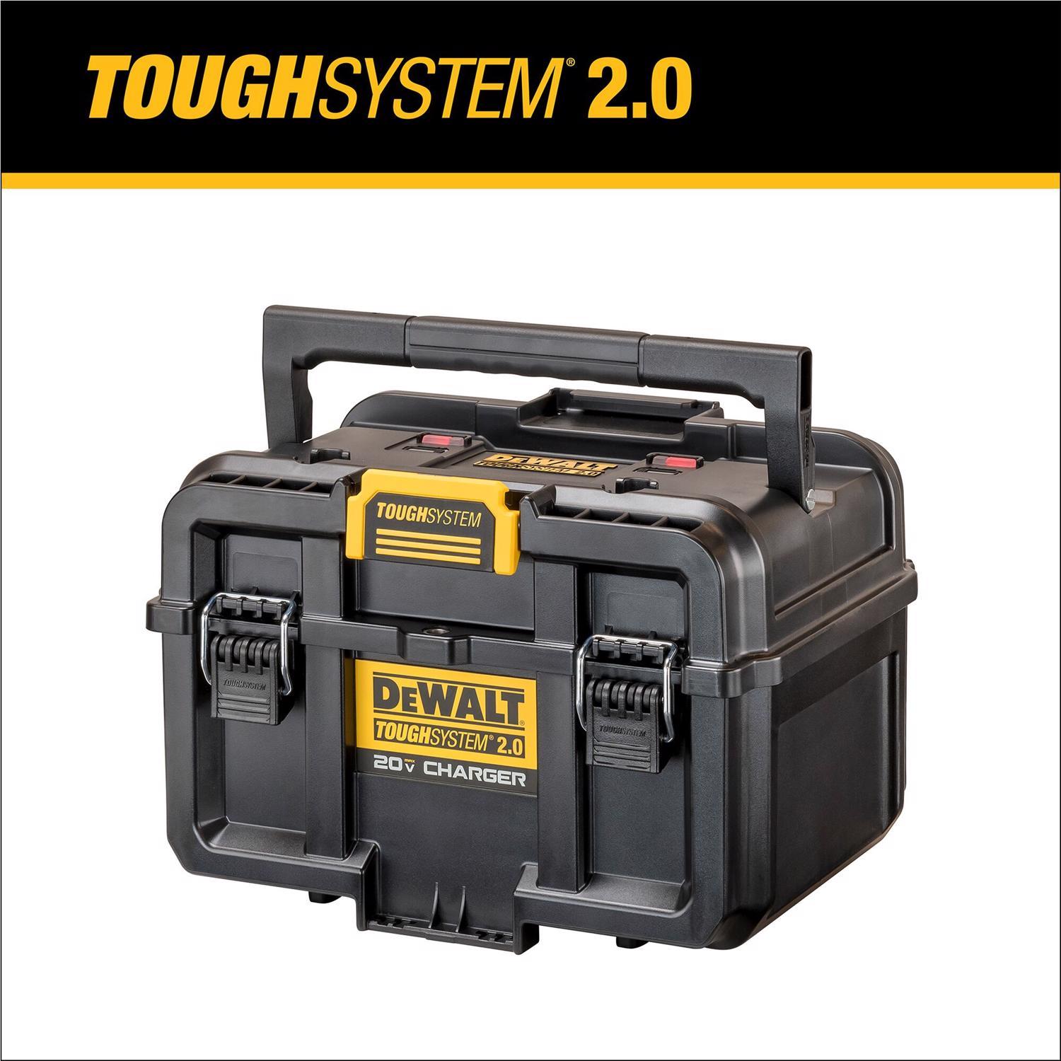 DeWalt 20V Toughsystem 2.0 DWST08050 Lithium-Ion Box Battery Charger Box 1 pc