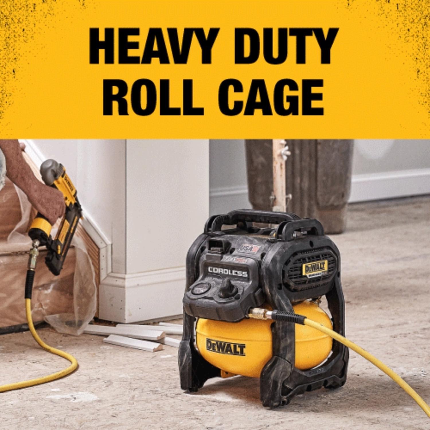 DeWalt 20V MAX 2.5 gal Pancake Portable Air Compressor 135 psi 0.4 HP