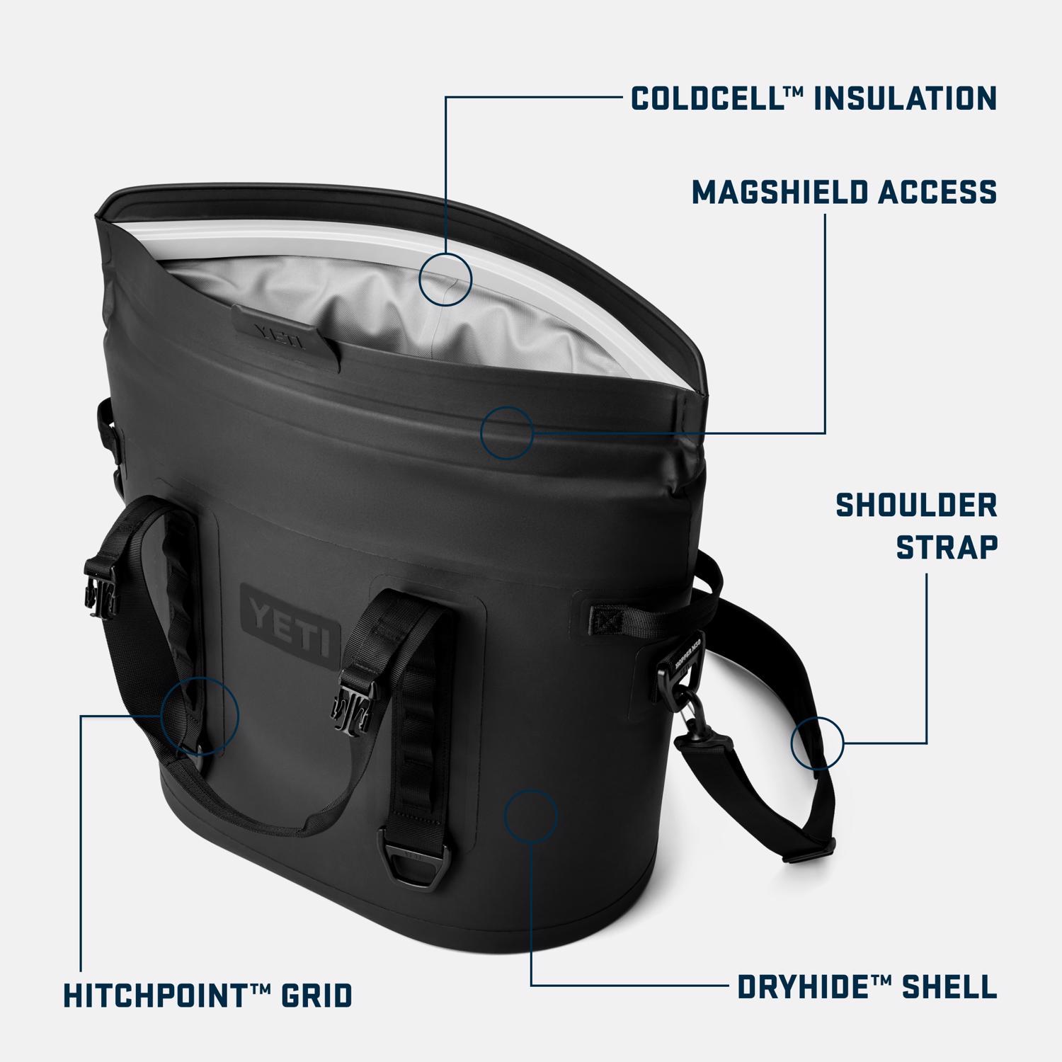 YETI Hopper M30 Black 42 can Cooler Tote