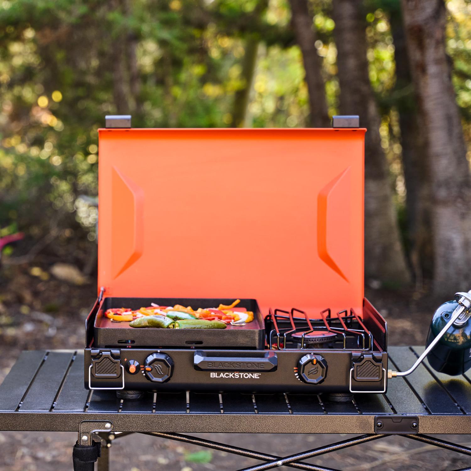 Blackstone 2 Burner Liquid Propane Tabletop Outdoor Griddle Black
