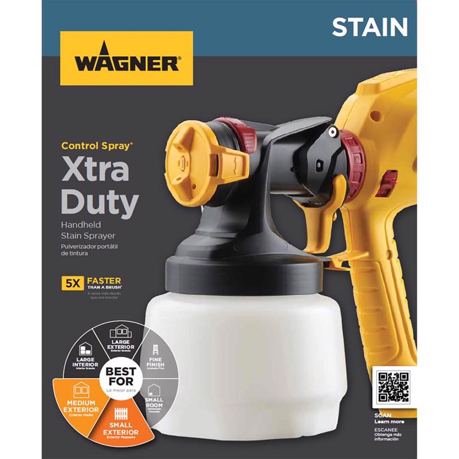 Wagner Control Spray Xtra Duty 6 psi Metal HVLP Stain Sprayer