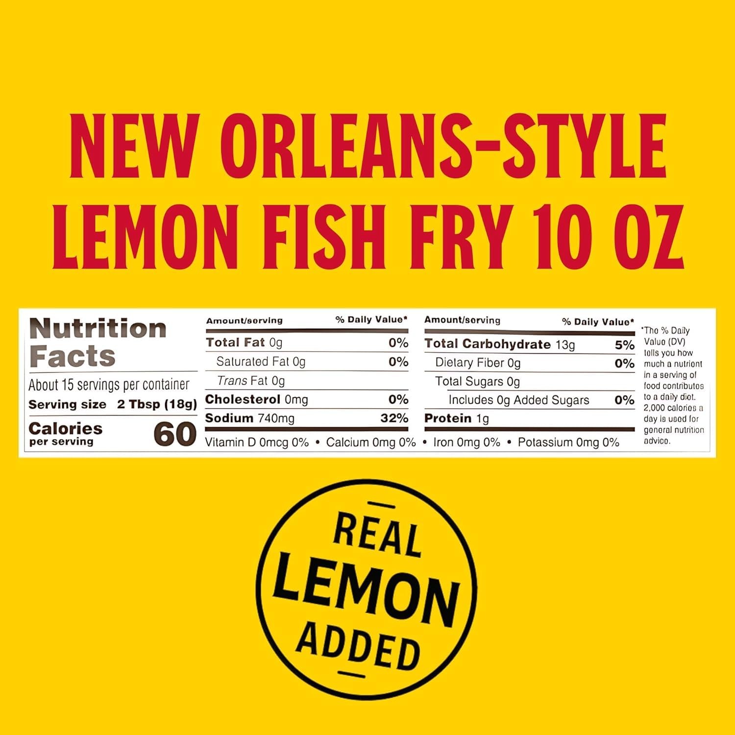 Louisiana Fish Fry New Orleans Style Lemon Fish Fry