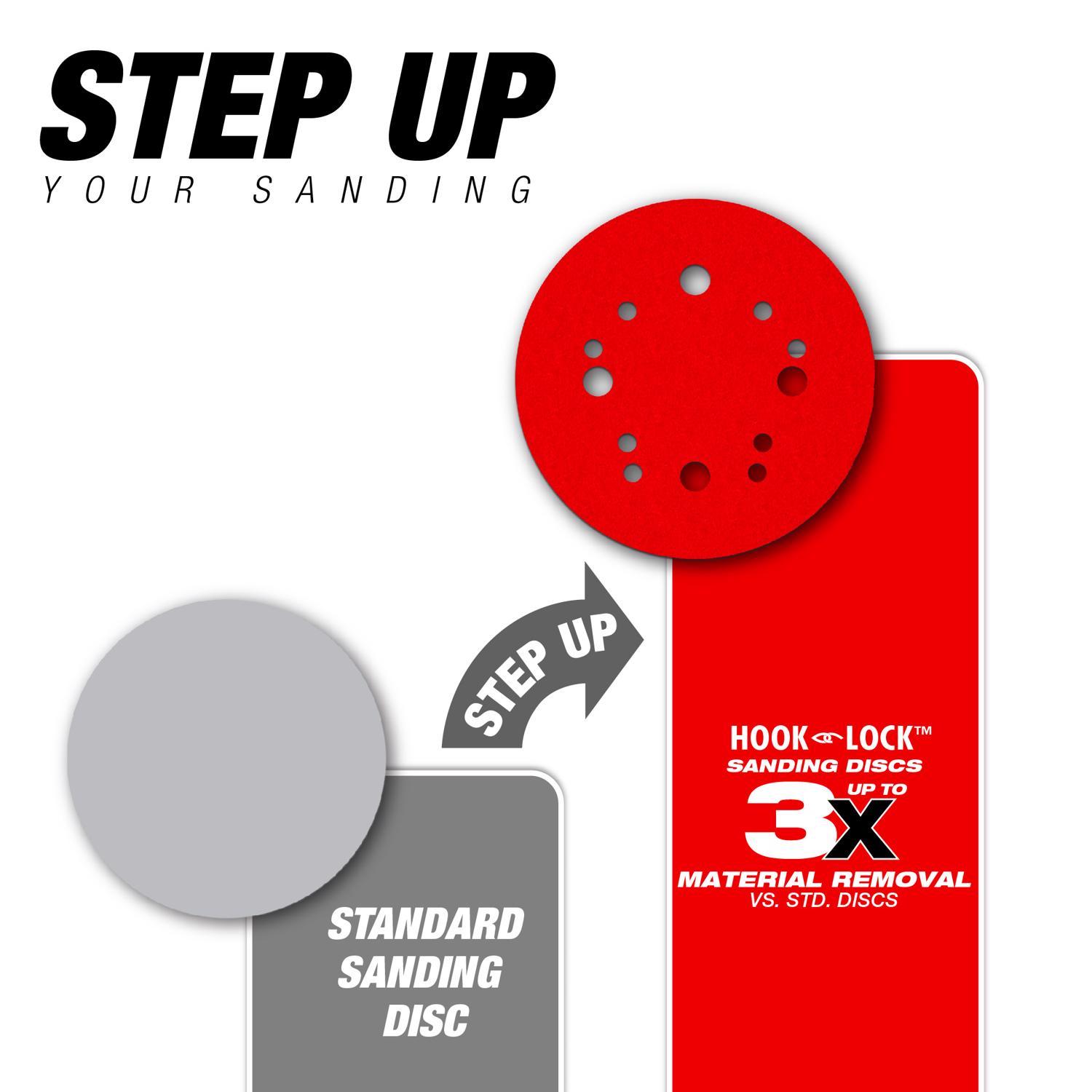 Diablo 5 in. Ceramic Blend Hook and Lock Sanding Disc 180 Grit Very Fine 4 pk