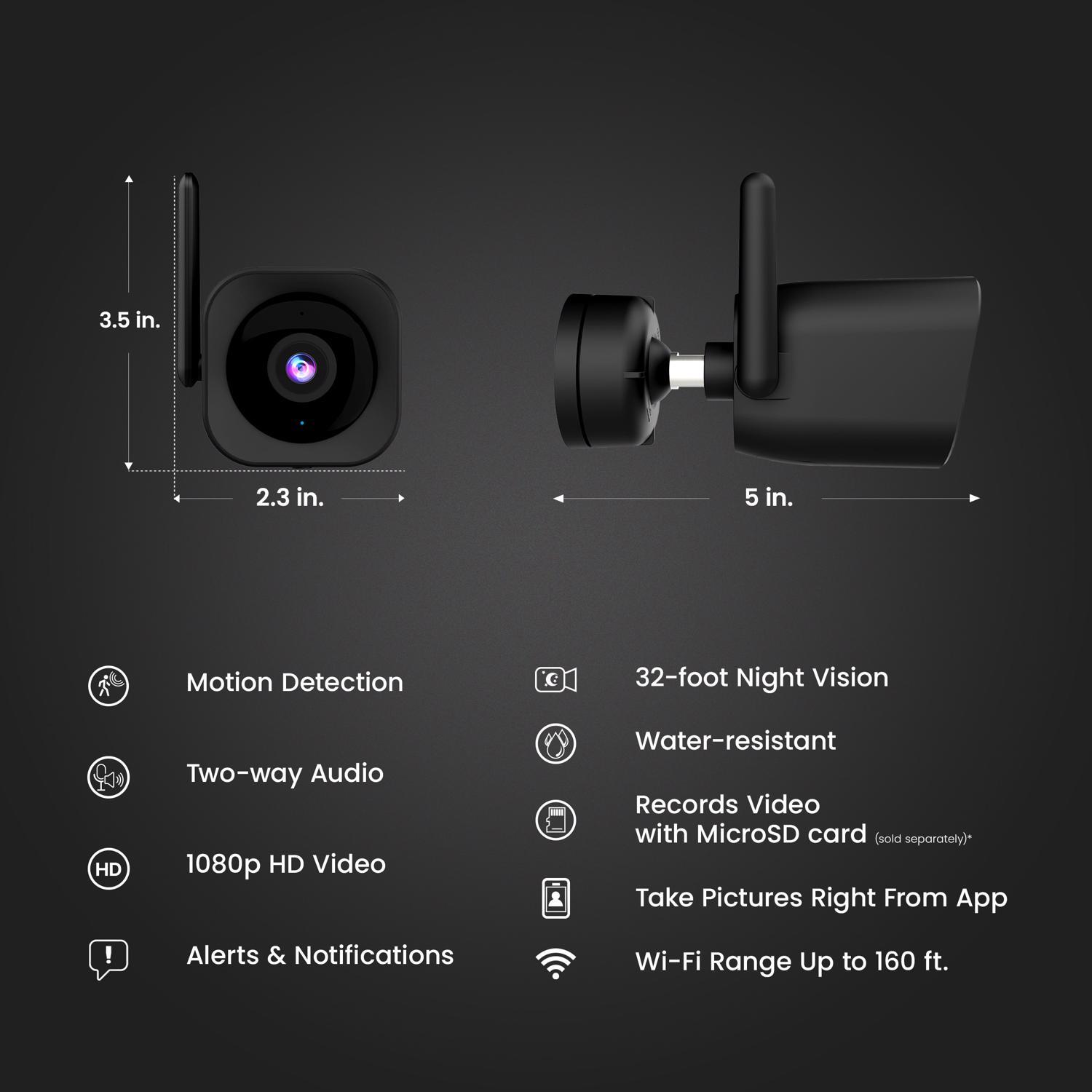 Feit Smart Home Plug-in Outdoor Smart-Enabled Security Camera