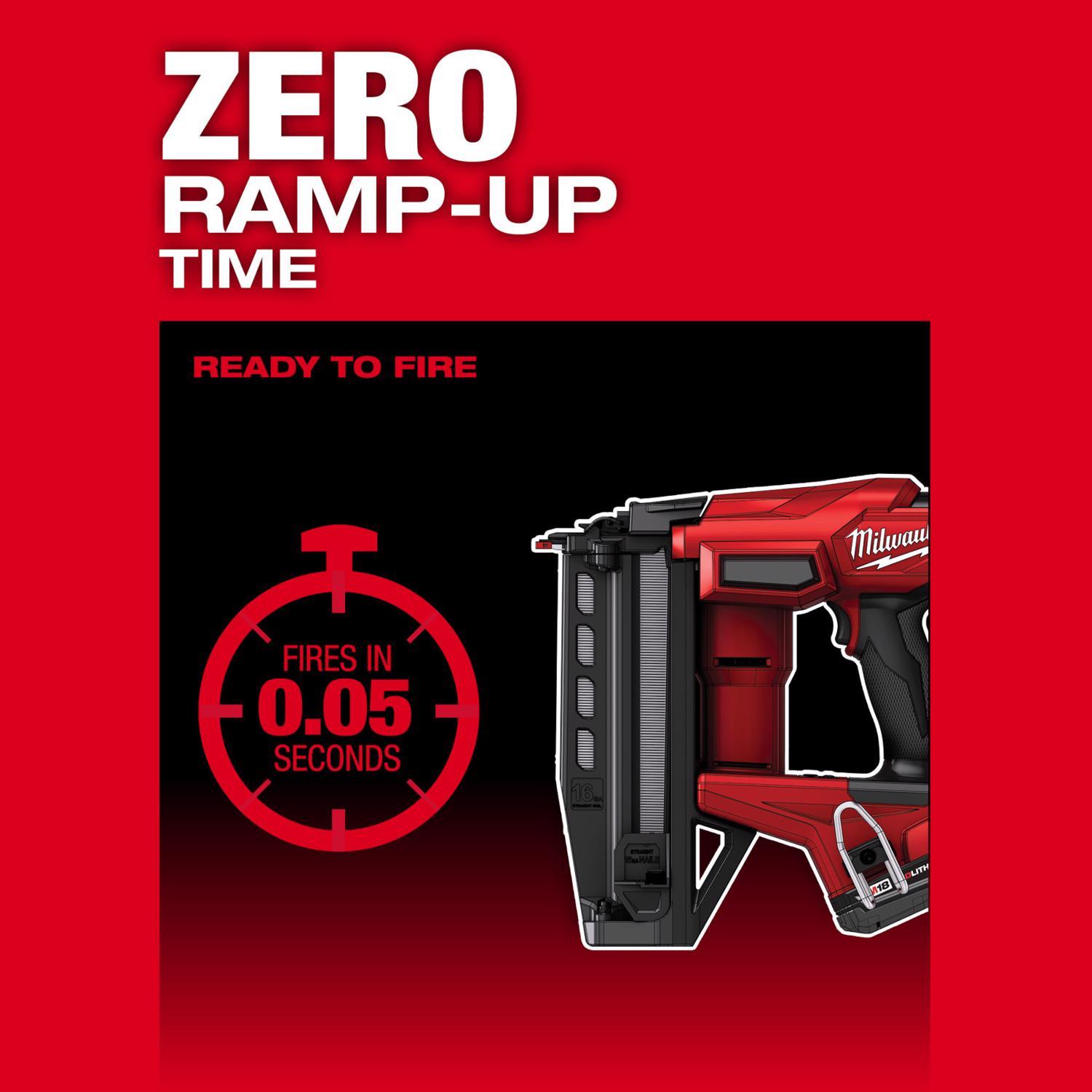 Milwaukee M18 FUEL 16 Ga. 18 Volt Brushless Finish Nailer