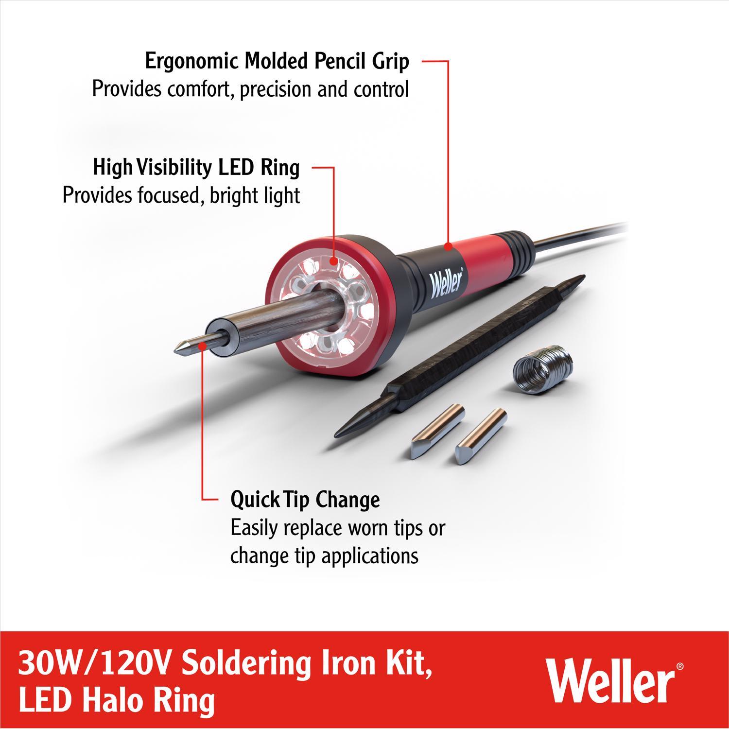 Weller Corded Soldering Iron Kit 30 W 1 pk