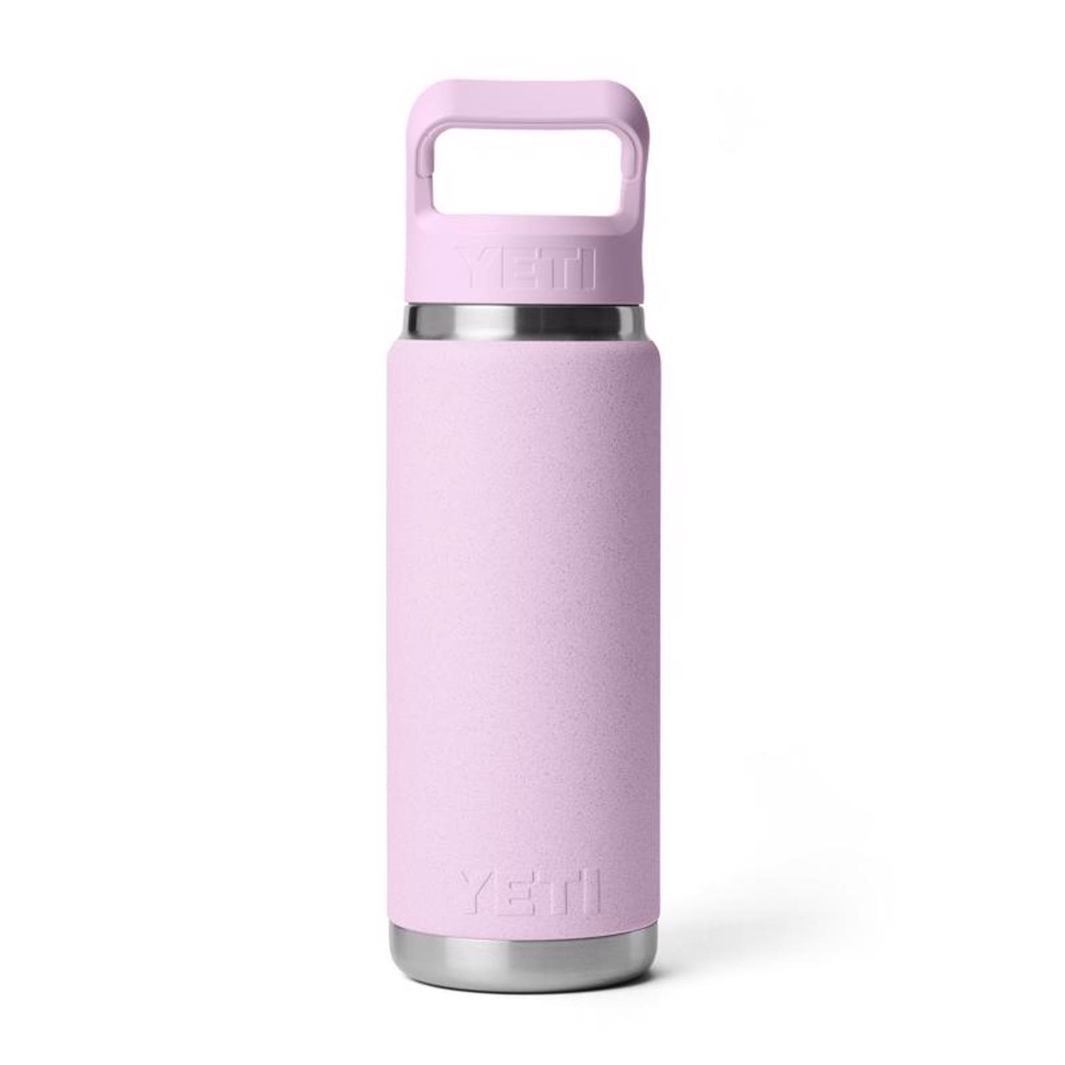 YETI Rambler 26 oz Cherry Blossom BPA Free Bottle with Straw Cap