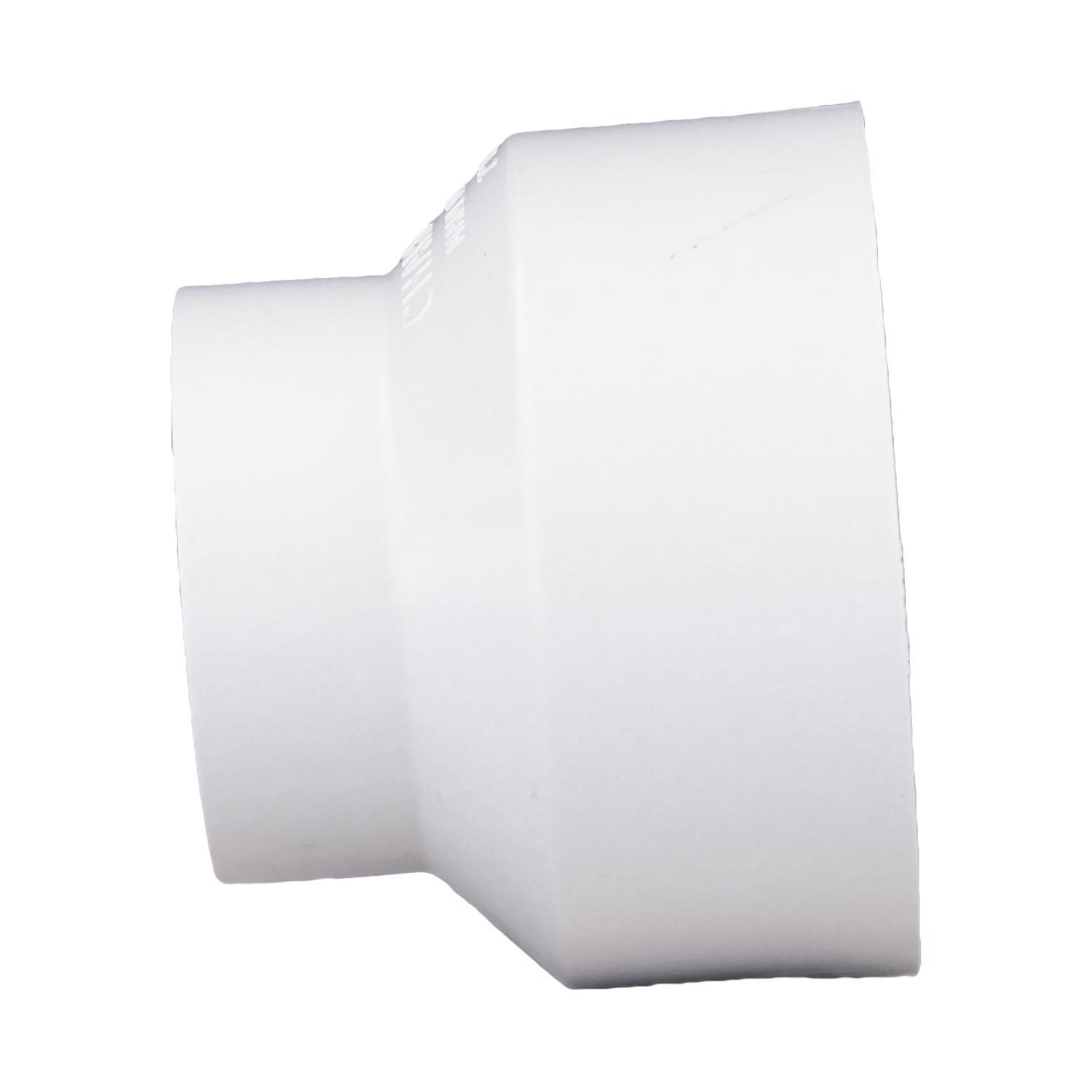 Charlotte Pipe Schedule 40 2 in. Hub X 3 in. D Hub PVC Reducing Coupling 1 pk