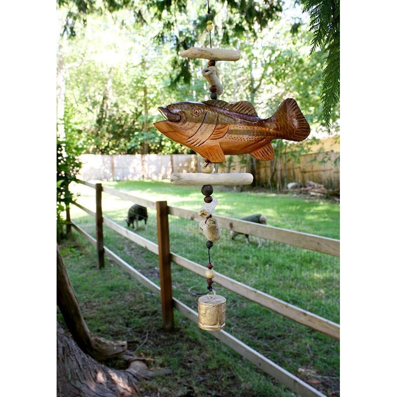 Cohasset Gifts 558 Wind Ball Cohasset, Big Mouth Bass Bell
