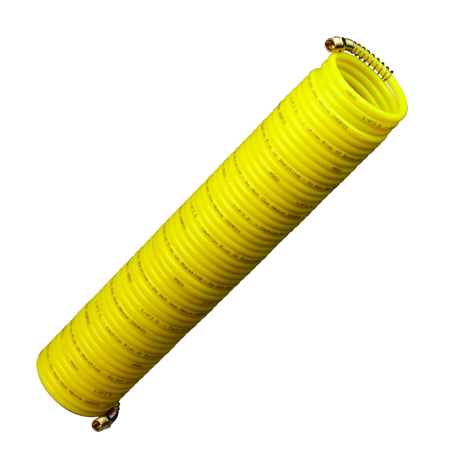 Amflo 50 ft. L X 1/4 in. D Nylon Recoil Air Hose 200 psi Yellow