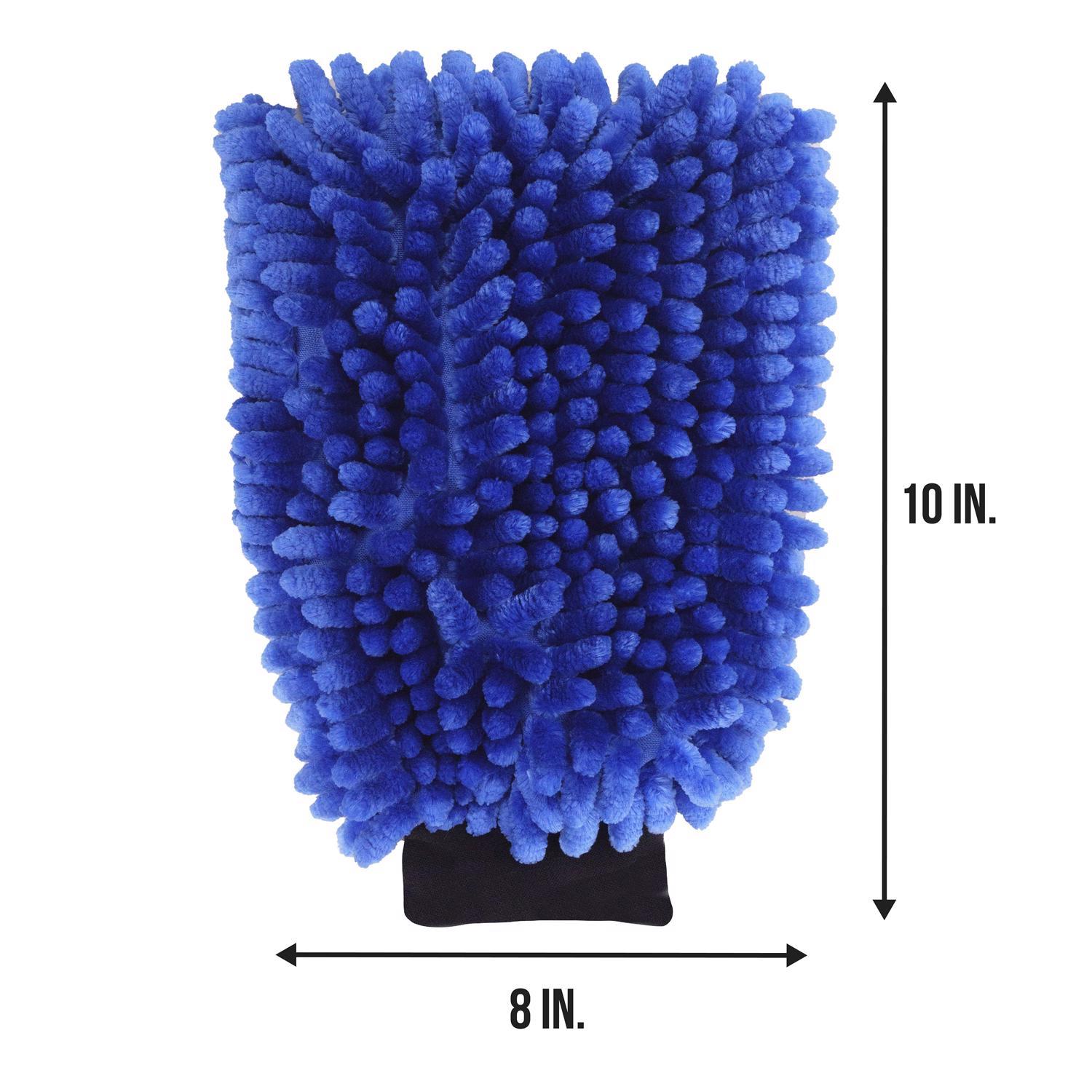 Viking 10 in. L X 8 in. W Chenille Wash Mitt 1 pk