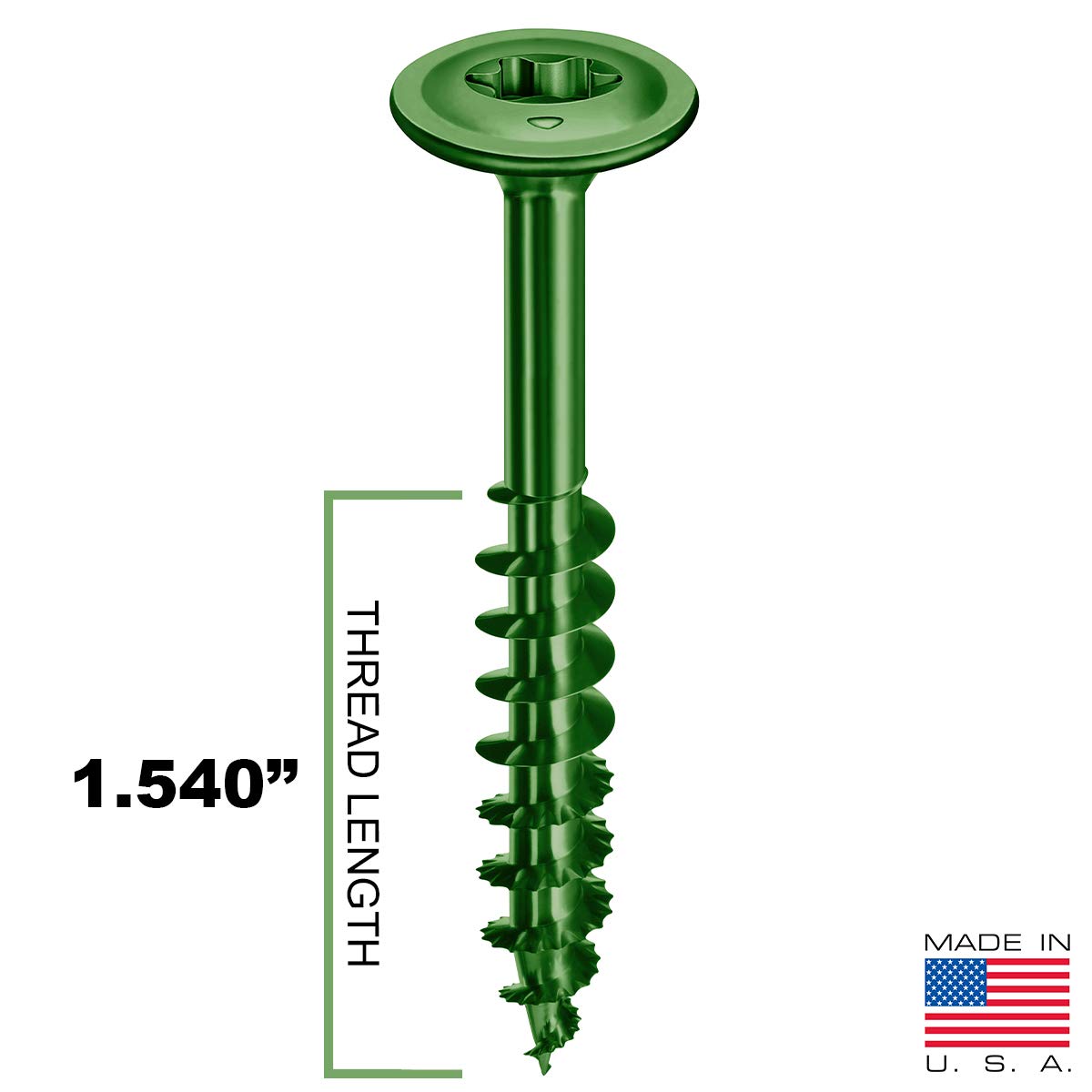 Elevators 1/4 x 2-1/2” Structural Lag Screws (1 Box Contains 50 Screws)