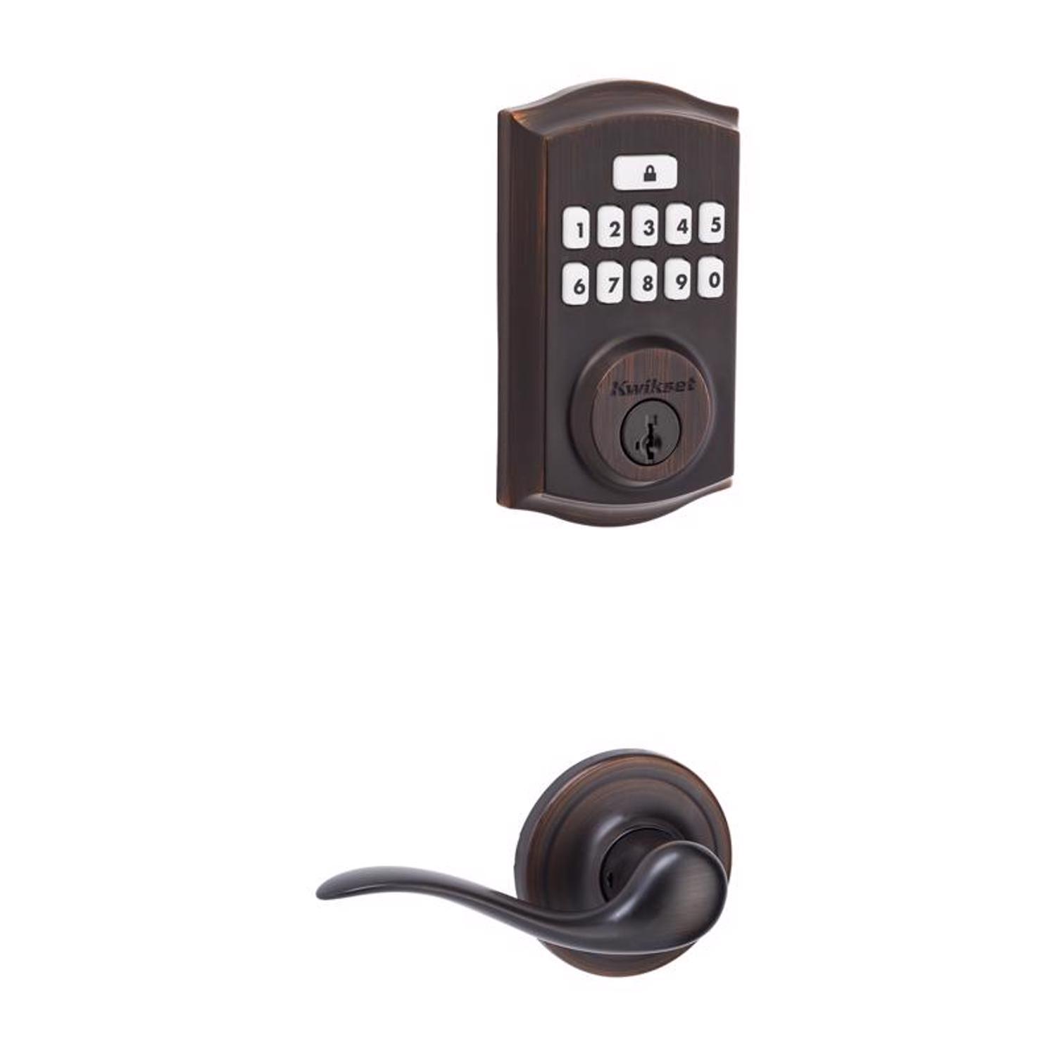 Kwikset SmartCode Venetian Bronze Metal Electronic Touchpad Entry Deadbolt