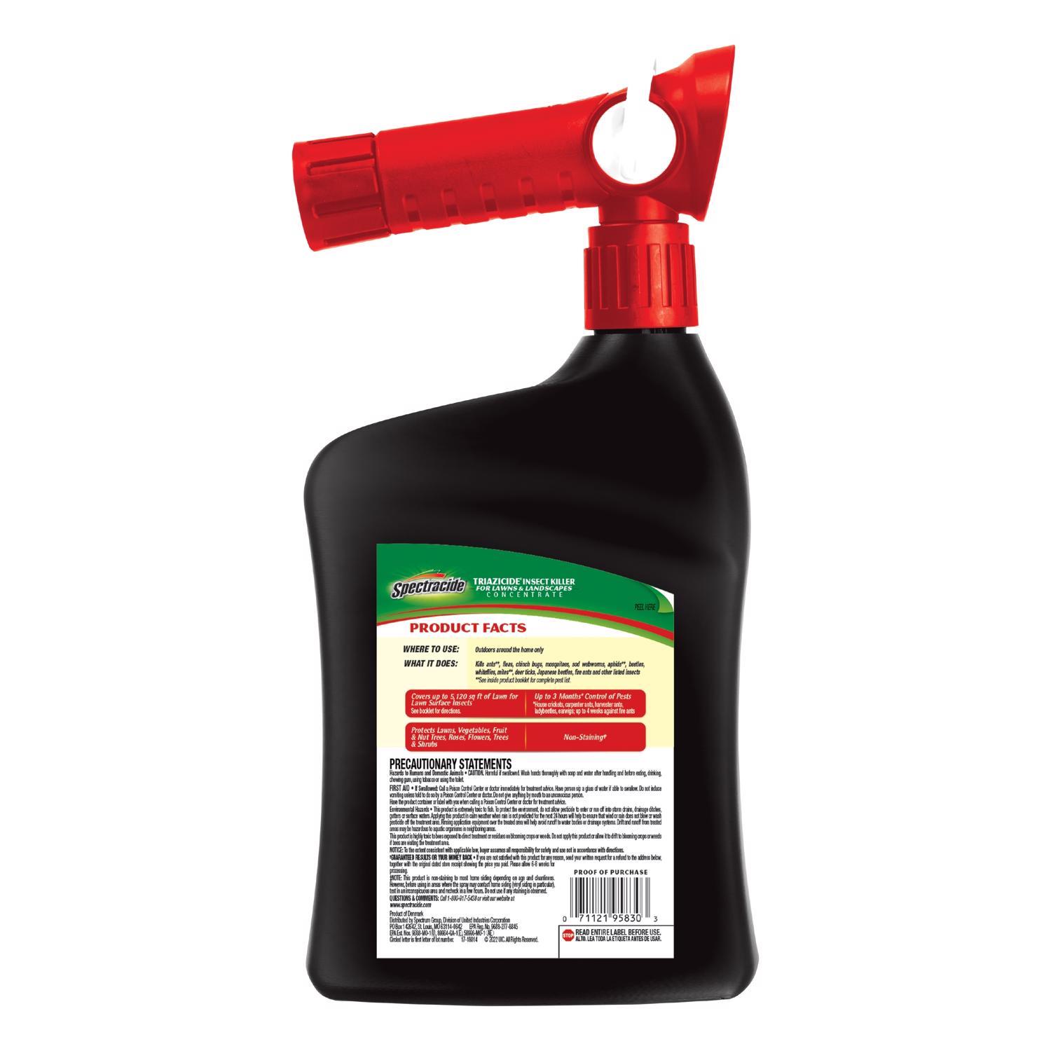Spectracide Triazicide For Lawns Insect Killer Liquid Concentrate 32 oz