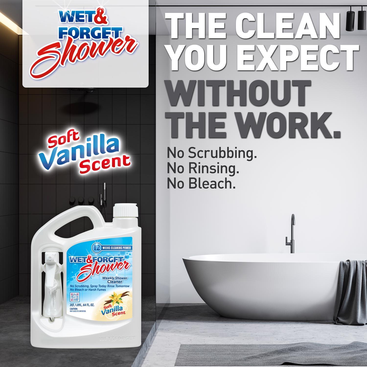 Wet & Forget Vanilla Scent Shower Cleaner 64 oz Spray