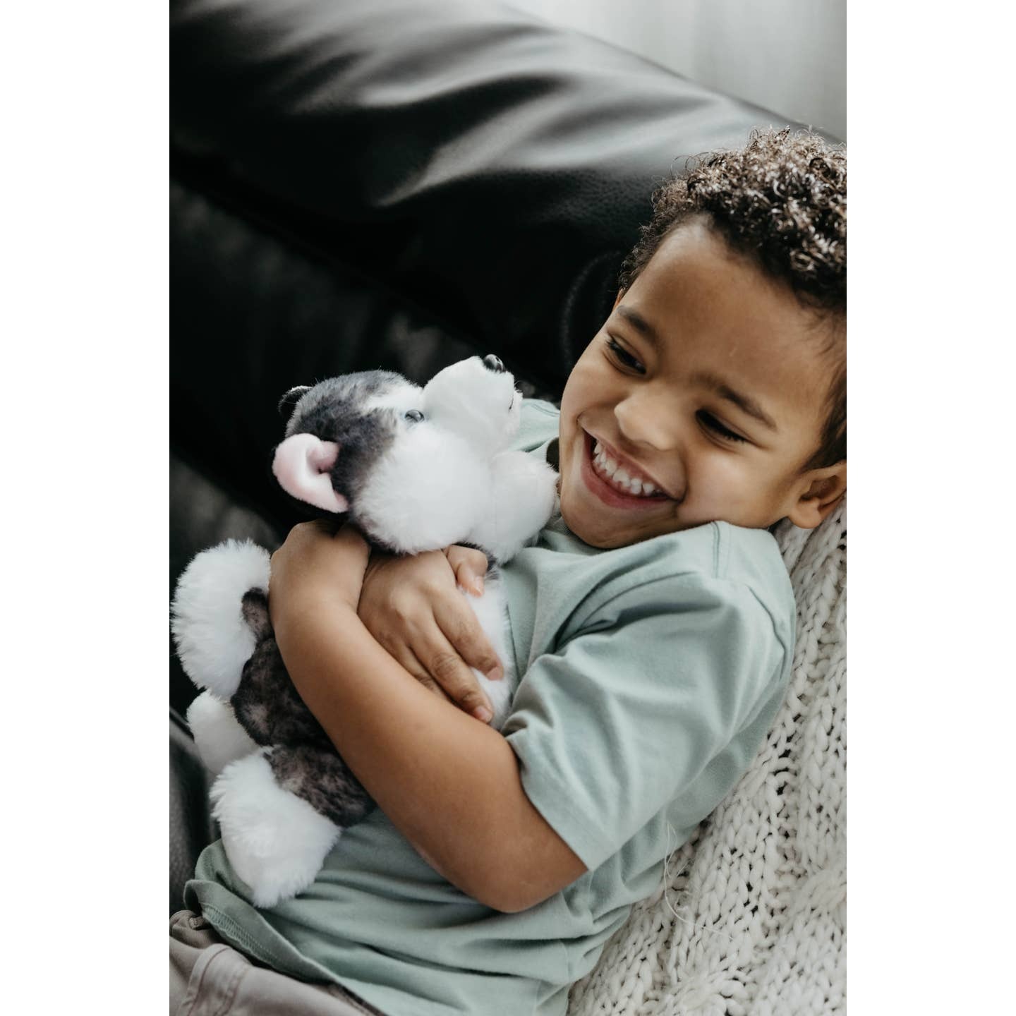 The Petting Zoo Husky Dog Stuffed Animal Plushie 12 in.